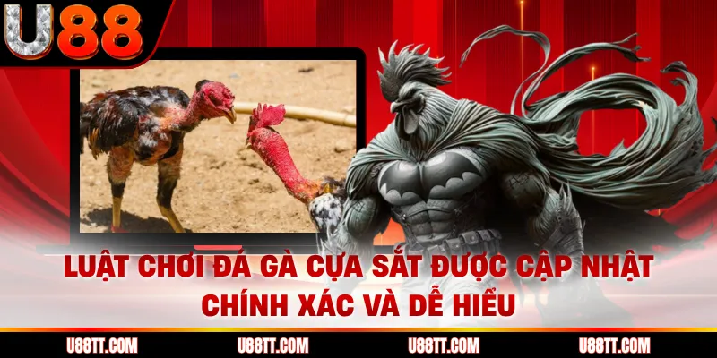 Luật chơi đá gà cựa sắt được cập nhật chính xác và dễ hiểu